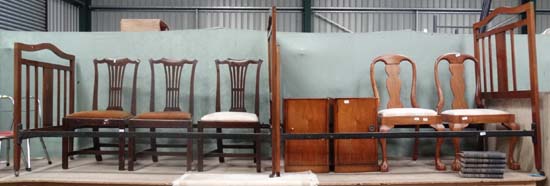 Pair of 1930's single beds CONDITION: Please Note -  we do not make reference to the condition of