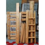 Assorted pine bed parts for bunk beds etc  CONDITION: Please Note -  we do not make reference to the