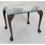 Ball and claw foot stool (osbourne & little fabric) CONDITION: Please Note -  we do not make