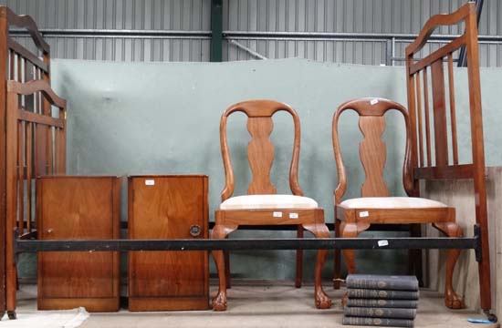 Pair of 1930's single beds CONDITION: Please Note -  we do not make reference to the condition of - Image 3 of 3