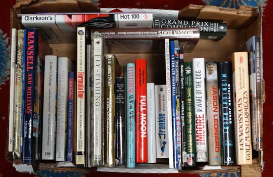 Qty assorted sporting books CONDITION: Please Note -  we do not make reference to the condition of