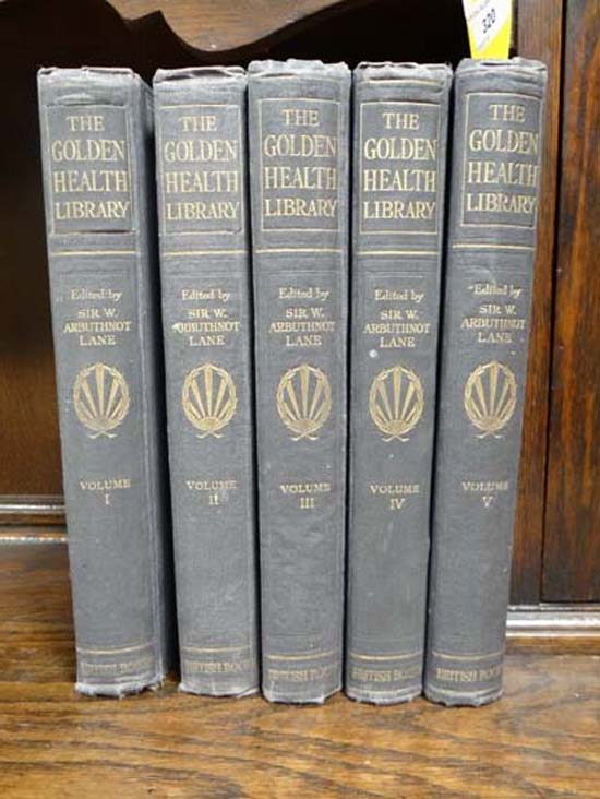5 vols The Golden health library CONDITION: Please Note -  we do not make reference to the condition