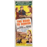 Film Poster: A poster for the 1955 film '' The Road to Denver '' , directed by Joe Kane , screenplay