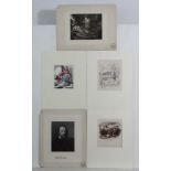 Arundel Club Publications
5 x Engravings
J Stephenson after G F Watts RA ' Alfred Tennyson ' The