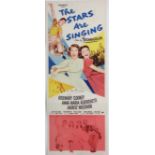 Film Poster: A poster for the 1953 film '' The Stars are Singing '' , directed by Norman Taurog ,