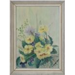 Leonard Richmond (XX),
Oil on board,
Primroses and violets,
Signed lower right.
9 1/2 x 6 3/4"
Bears