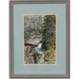 Judith Meredith XX
Watercolour
Johnston Falls , Canada
Signed lower right and titled with details