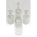 Box of assorted decanters CONDITION: Please Note -  we do not make reference to the condition of