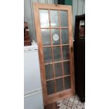 Minster pre glazed internal door ( with 4mm toughened glass)  CONDITION: Please Note -  we do not