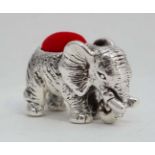 Novelty elephant pin cushion  CONDITION: Please Note -  we do not make reference to the condition of
