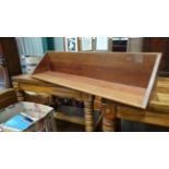 Teak book trough CONDITION: Please Note -  we do not make reference to the condition of lots