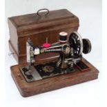 Frister & Rossman Sewing Machine CONDITION: Please Note -  we do not make reference to the condition