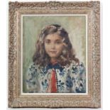 Dulcie Lambrick (1901-c. 1981) British School
Oil on canvas board
Portrait of a young Girl
Signed