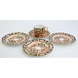 A collection of 5 Royal Crown Derby ''Imari '' pattern , number 2451 ceramics , to include; cup,