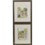 Andrew Findlay XX
Watercolour and gouache, a pair
French street scenes
Signed lower right
Each 6 3/4