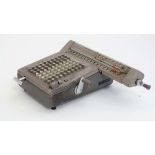 Vintage Retro : an American Monroe Calculator  Model LN 160X serial B337867  , a hand operated ,