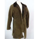 Barbour Newmarket wax coat, size 18, length from back of neck approx 37" CONDITION: Please Note -