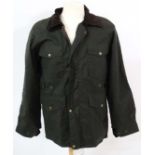 Oxford blue classics outdoor wear wax jackets, colour dark green, with tin of wax. Size small (New