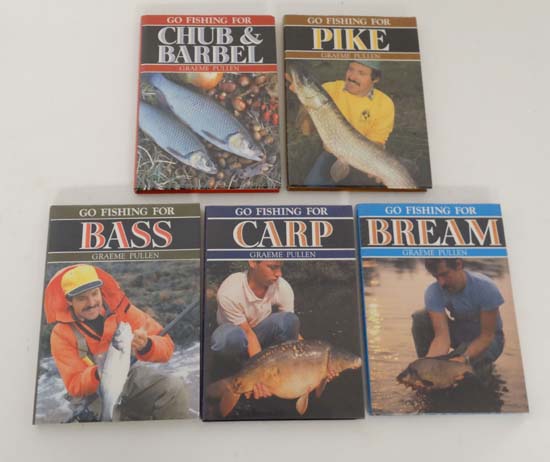 Books: A collection of 5 books in the '' Go Fishing For '' series by Graeme Pullen. Published by the