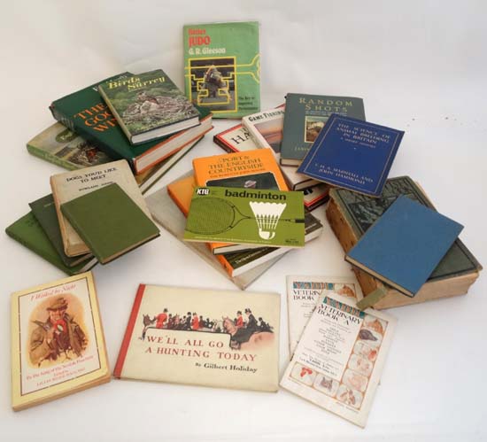 A quantity of sporting books , to include; '' We'll all go a-hunting to-day '' 1933 by Gilbert