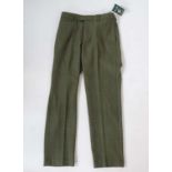 Alan Paine Compton tweed trousers, colour lovat. Size 32" waist regular 31" length. (New with