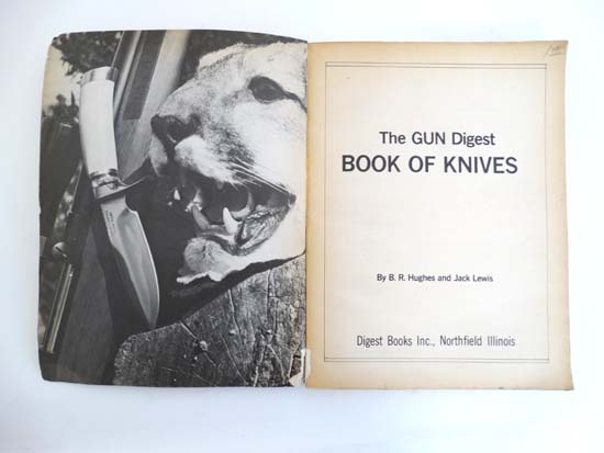 Book : B R Hughes and Jack Lewis The Gun Digest Book of Knives published by Digest Books inc. - Image 6 of 7