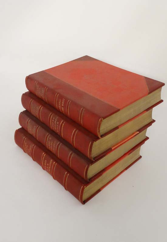 Books: '' British Hunts and Huntsmen '', in 4 volumes. The books illustrated with engravings and - Image 6 of 23