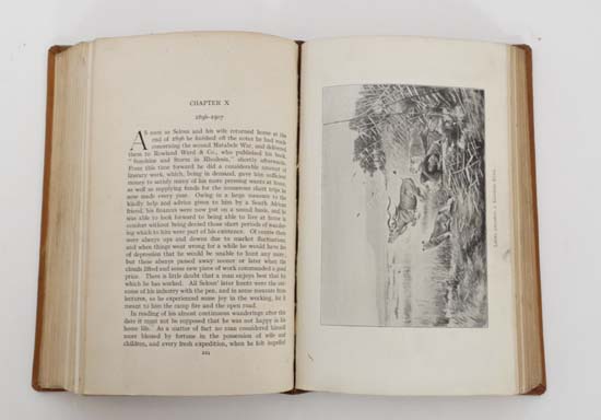 Books: 6 Books on Big game hunting and travel: To include:  '' Life of Frederick Courtenay Selous - Image 8 of 28