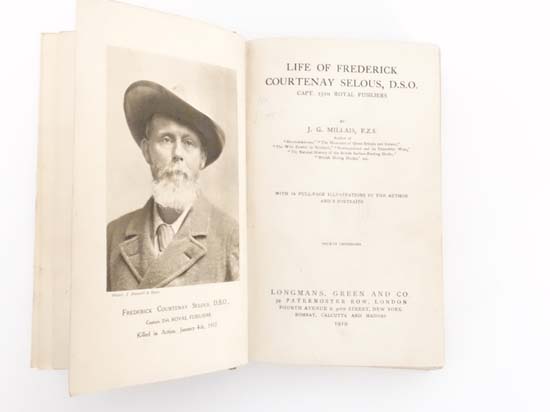 Books: 6 Books on Big game hunting and travel: To include:  '' Life of Frederick Courtenay Selous - Image 7 of 28