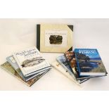 Books: A collection of 8 fishing books , to include; '' Waddington on Salmon '' 1991 by Richard