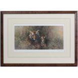 After Tony Forrest, (1961 -), 
Limited edition (72/150), 
lithograph in colours, 
Tiger with cub,