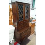 Glazed oak bookcase CONDITION: Please Note -  we do not make reference to the condition of lots