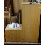 A Meredew Child's wardrobe & chest of drawers + changing unit  CONDITION: Please Note -  we do not