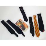 Cricket : assorted cricket club ties and book  CONDITION: Please Note -  we do not make reference to