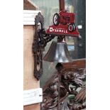 A Farmall tractor door bell CONDITION: Please Note -  we do not make reference to the condition of