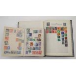 Two stamp albums to include various world stamps. Including examples from China, Hungary, Japan,