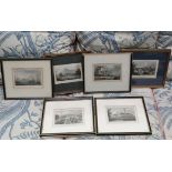 6 x Victorian Steel Engravings CONDITION: Please Note -  we do not make reference to the condition