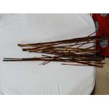 A collection of assorted split cane rods CONDITION: Please Note -  we do not make reference to the