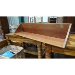 Teak book trough CONDITION: Please Note -  we do not make reference to the condition of lots