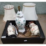 Box lamps and shades CONDITION: Please Note -  we do not make reference to the condition of lots