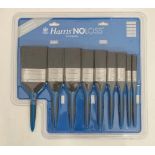 A 9 Piece paint brush set by Harris