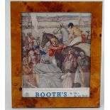 Booths Gin advertising picture with horse racing scene CONDITION: Please Note -  we do not make