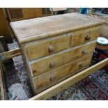 Pine Chest of drawers CONDITION: Please Note -  we do not make reference to the condition of lots