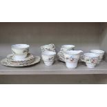 Colclough 6 place teaset CONDITION: Please Note -  we do not make reference to the condition of lots