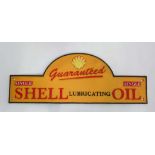 Cast sign-" Shell Lubricating oil.." CONDITION: Please Note -  we do not make reference to the