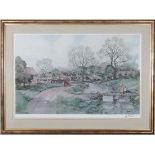 Eric Richard Sturgeon ( 1920-1999),
Limited edition signed colour print,
' The Cotswolds ' ,