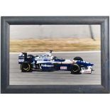 Motor Racing :
Coloured photograph,
Damon Hill  No. 5 Williams,
Renault Formula One Racing Car.
11