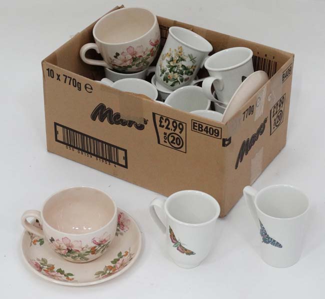 Box of portmerian cups  CONDITION: Please Note -  we do not make reference to the condition of