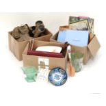 3 boxes of assorted miscellaneous items  CONDITION: Please Note -  we do not make reference to the