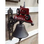 A Farmall tractor door bell CONDITION: Please Note -  we do not make reference to the condition of
